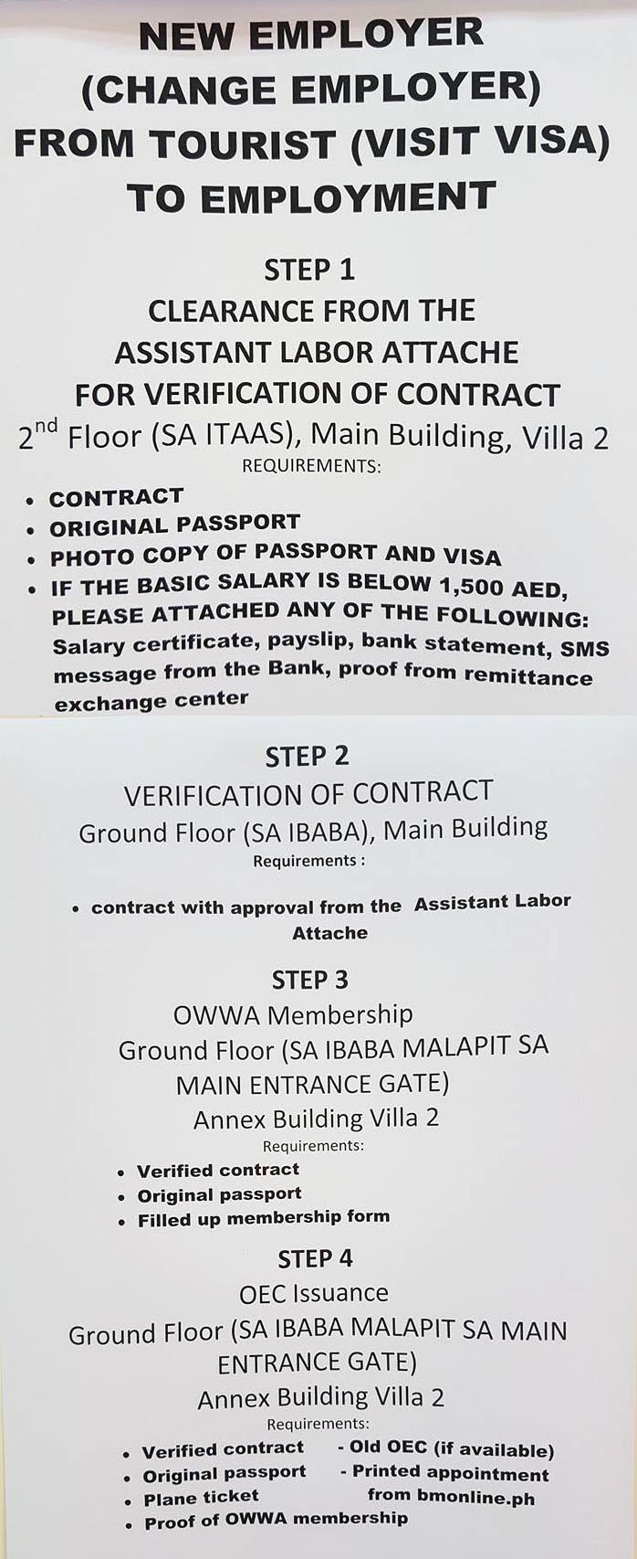 abu-dhabi-tourist-visa-employment-visa-owwa-oec