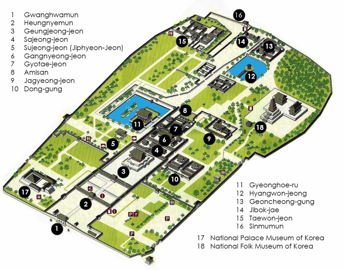 Gyeongbokgung Palace Map