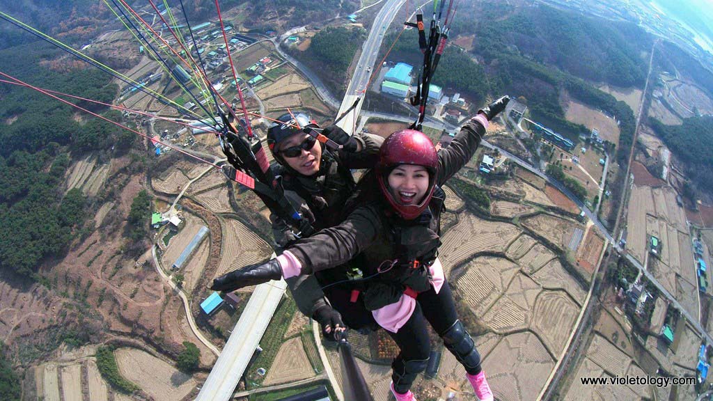 paragliding in korea