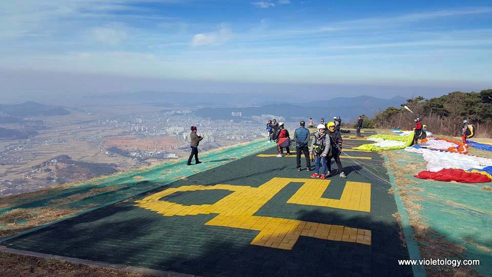 paragliding in korea