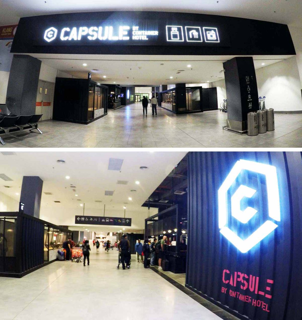 capsule container hotel klia2 