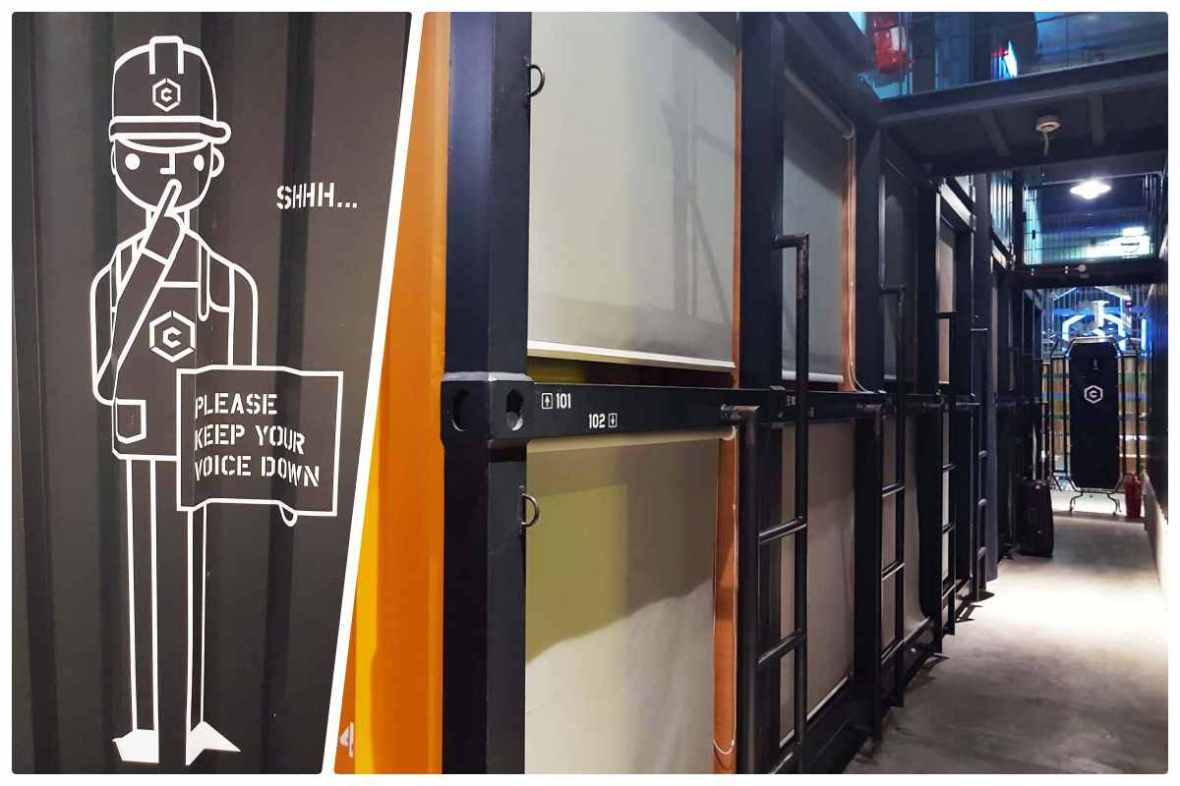 capsule container hotel klia2 