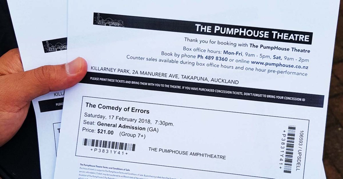 auckland shakespeare in the park comedy of errors