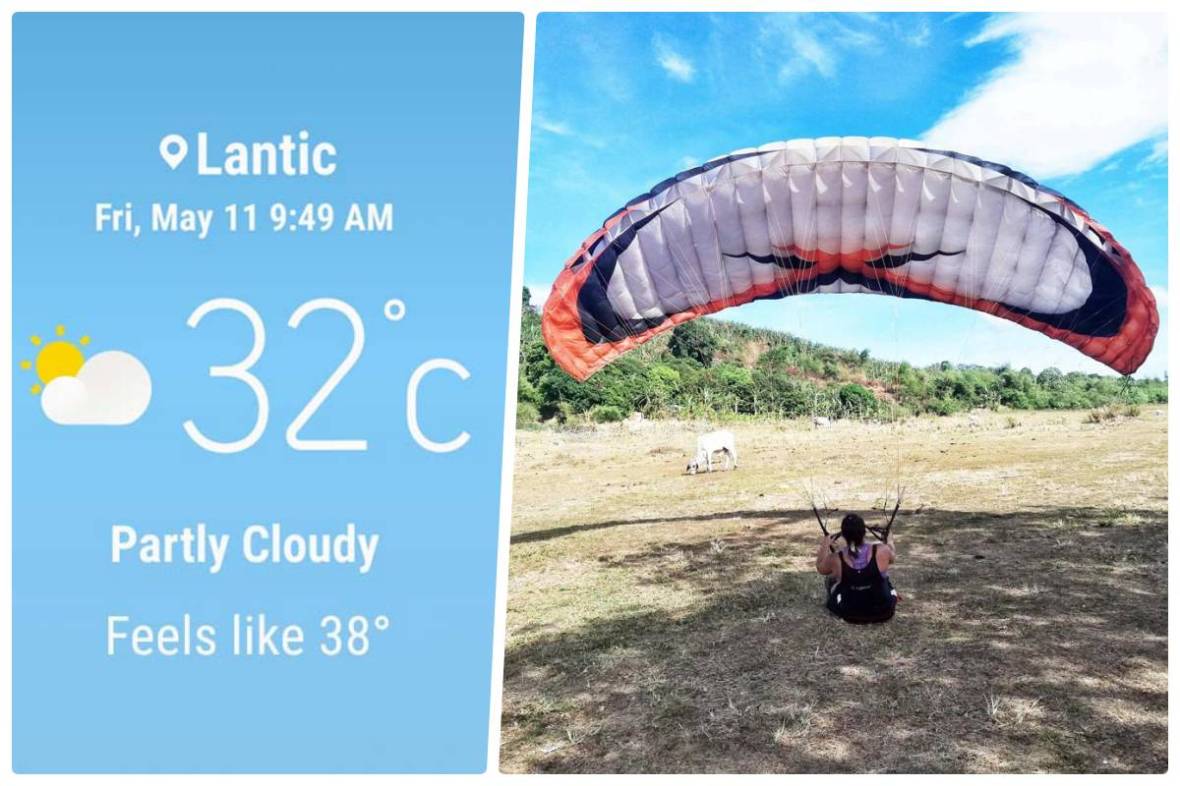 paragliding philippines kiting