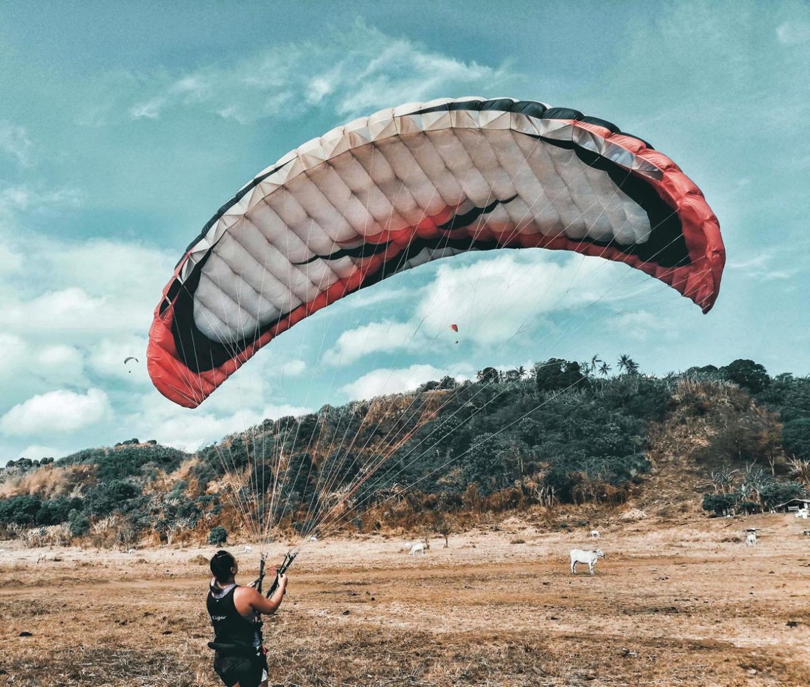 paragliding philippines kiting