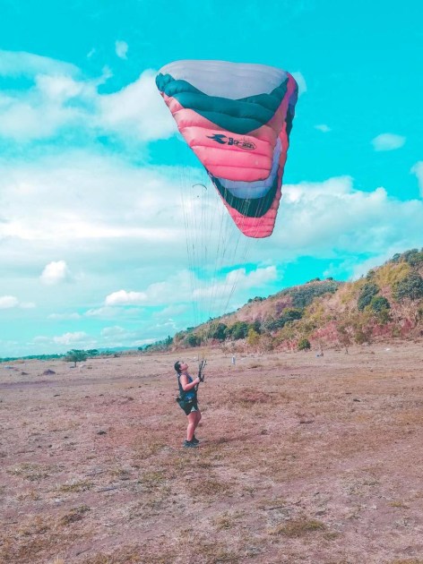 paragliding philippines kiting