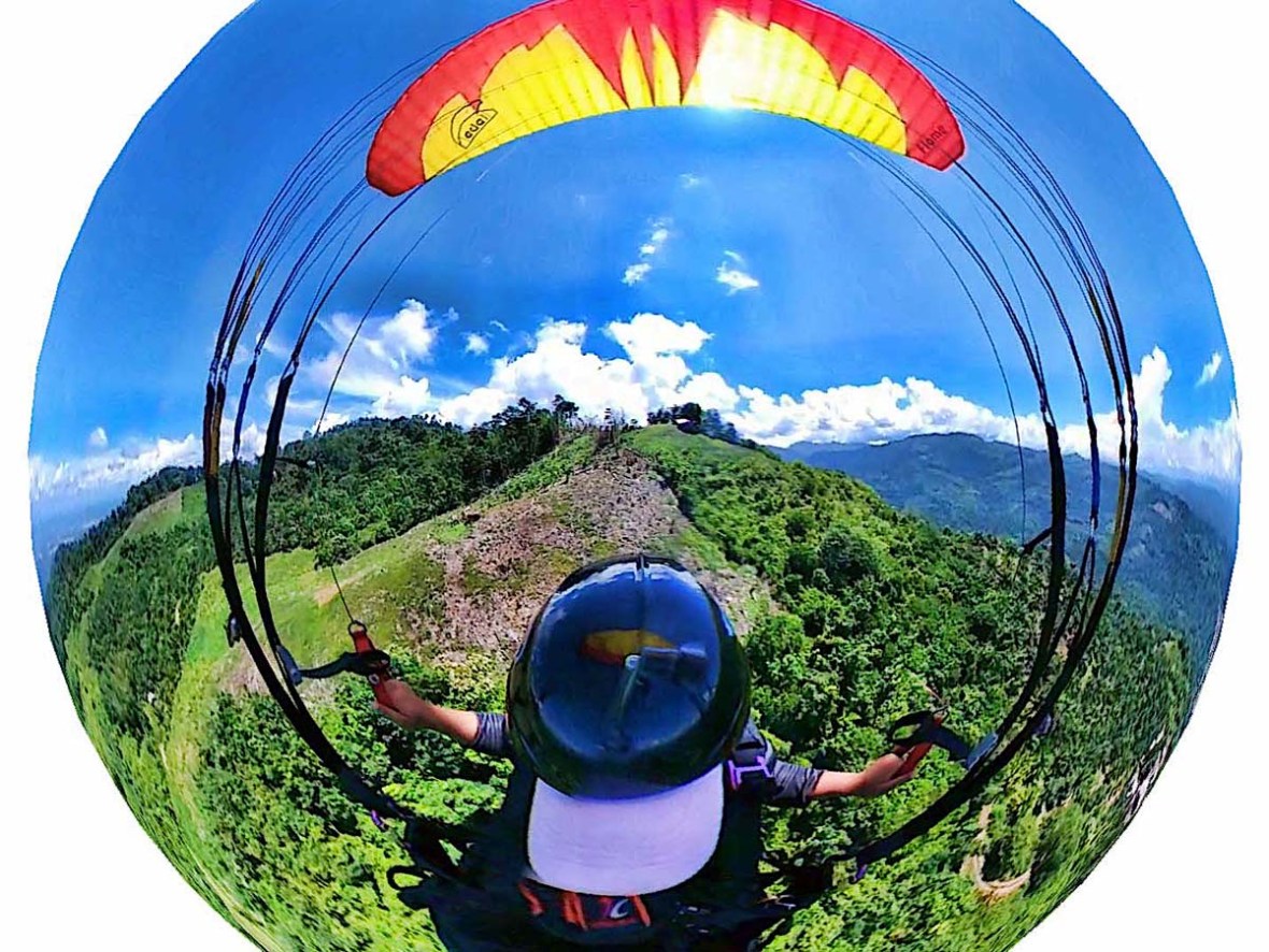 paragliding keningau sabah borneo malaysia