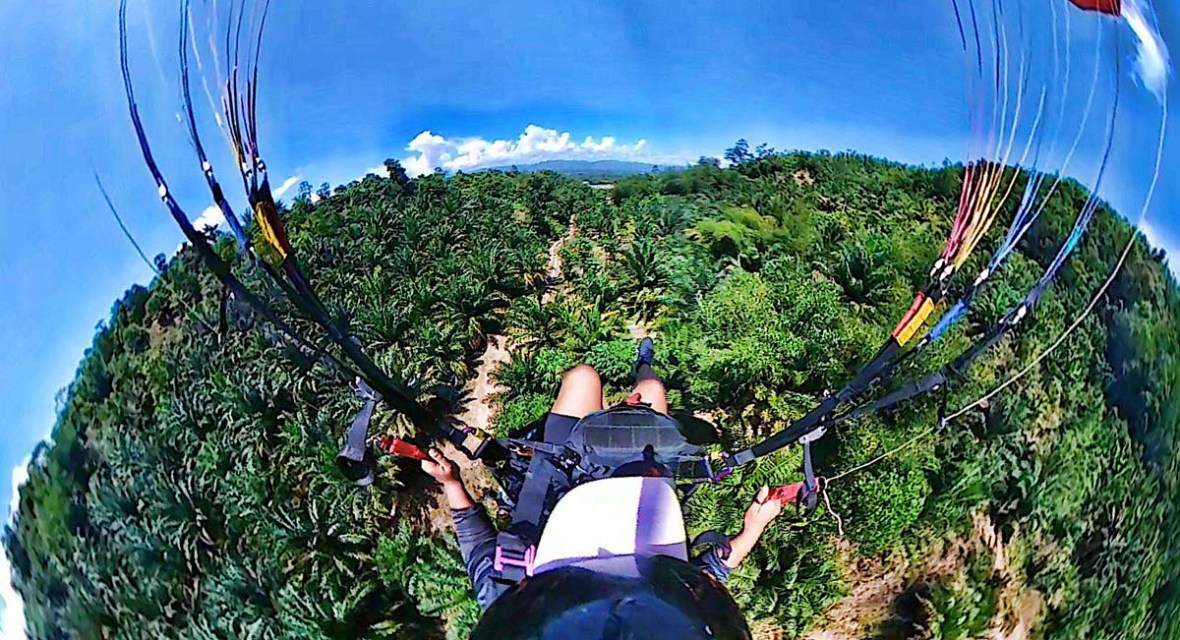 paragliding keningau sabah borneo malaysia