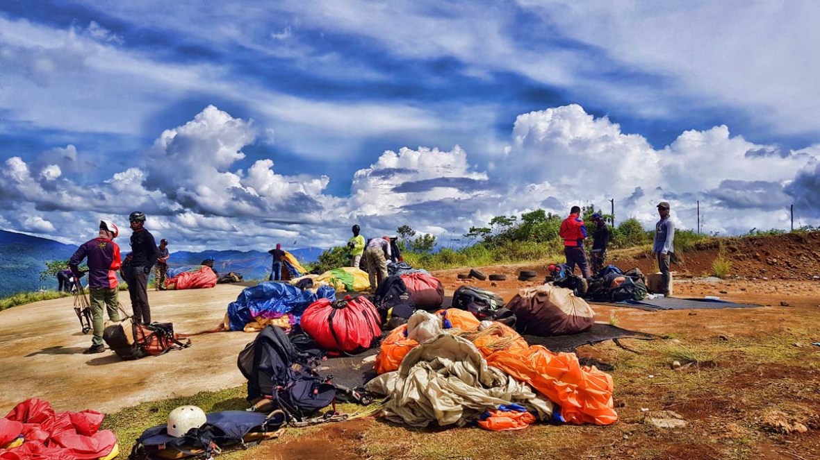 ranau sabah paraglidiing