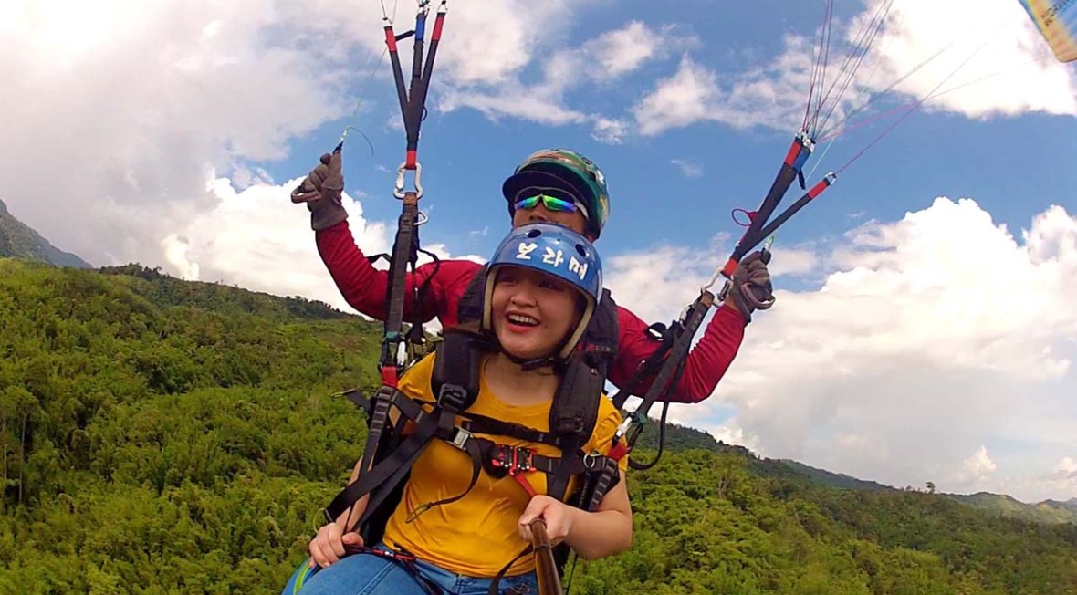 tambunan paragliding sabah malaysia