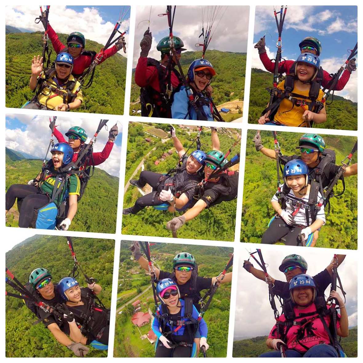 tambunan paragliding sabah malaysia