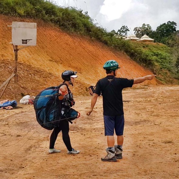 tambunan paragliding sabah malaysia