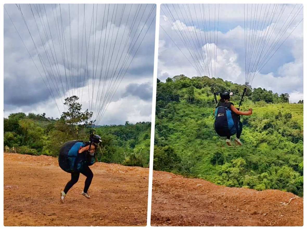 tambunan paragliding sabah malaysia
