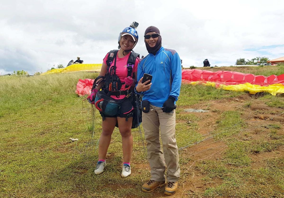 ranau paragliding