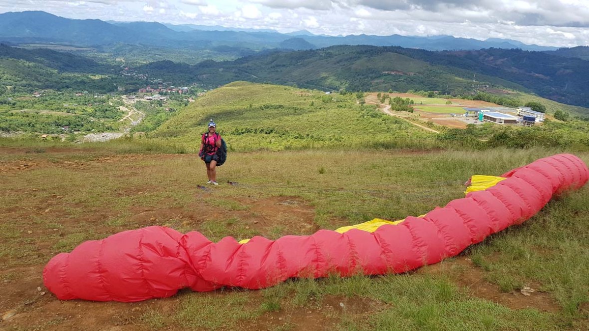 ranau paragliding