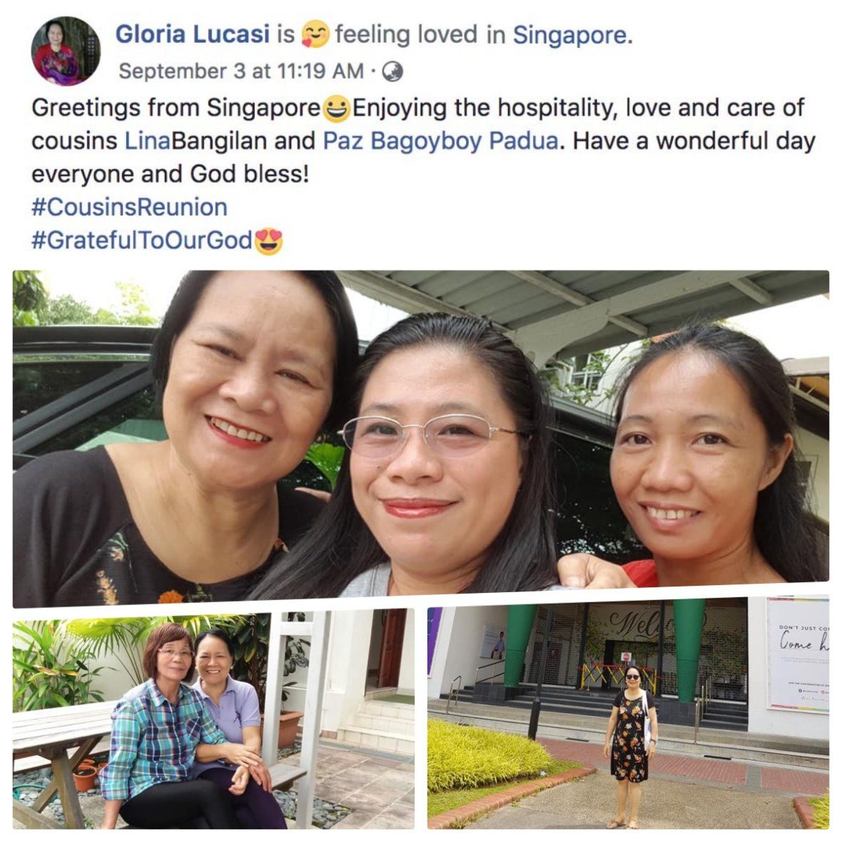 gloria lucasi singapore