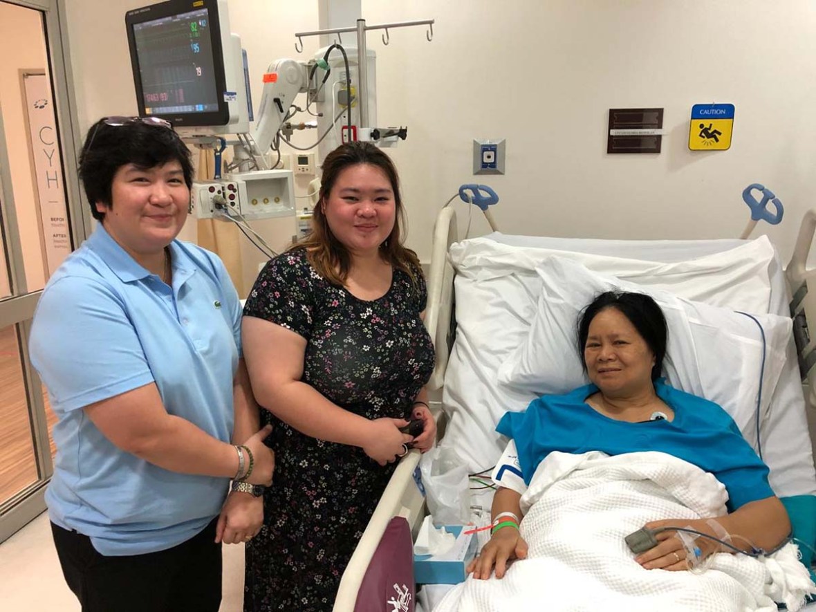 gloria lucasi singapore hospital