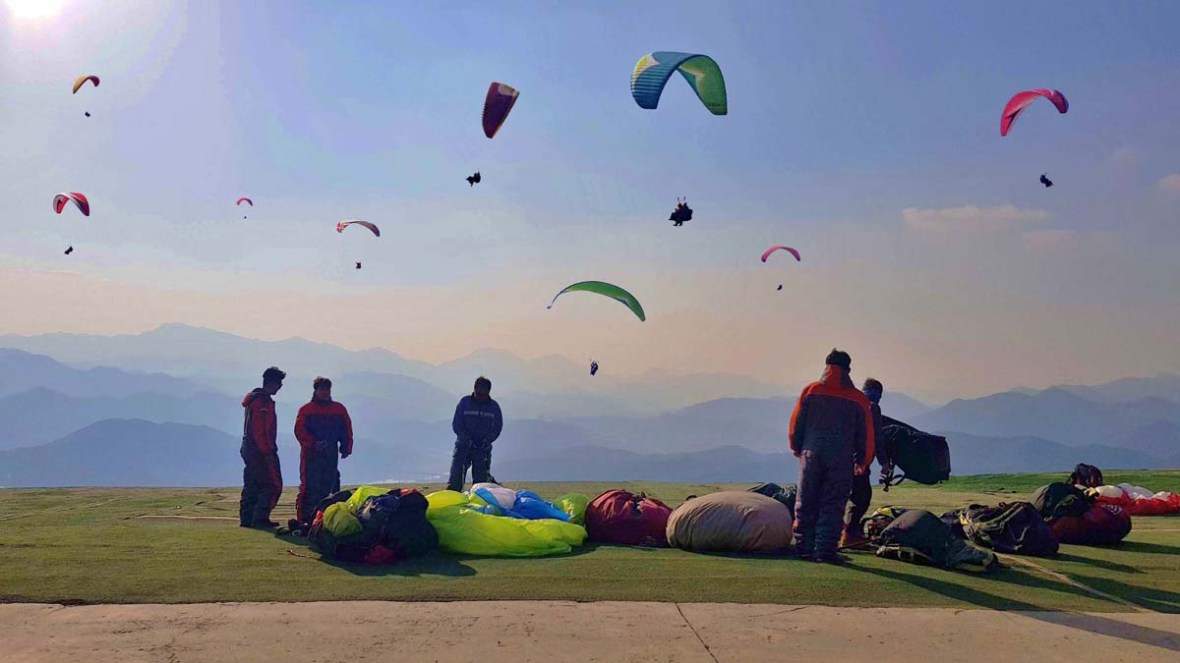 danyang paragliding korea