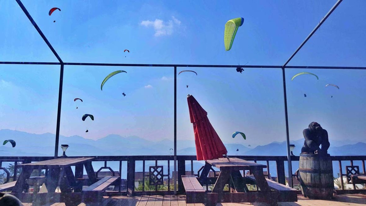 doo san sky cafe danyang paragliding