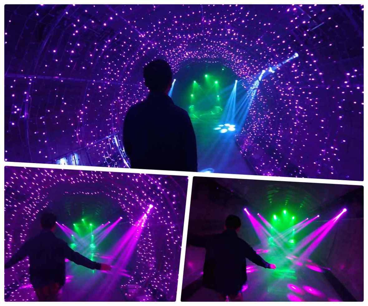 suyanggae light tunnel danyang south korea