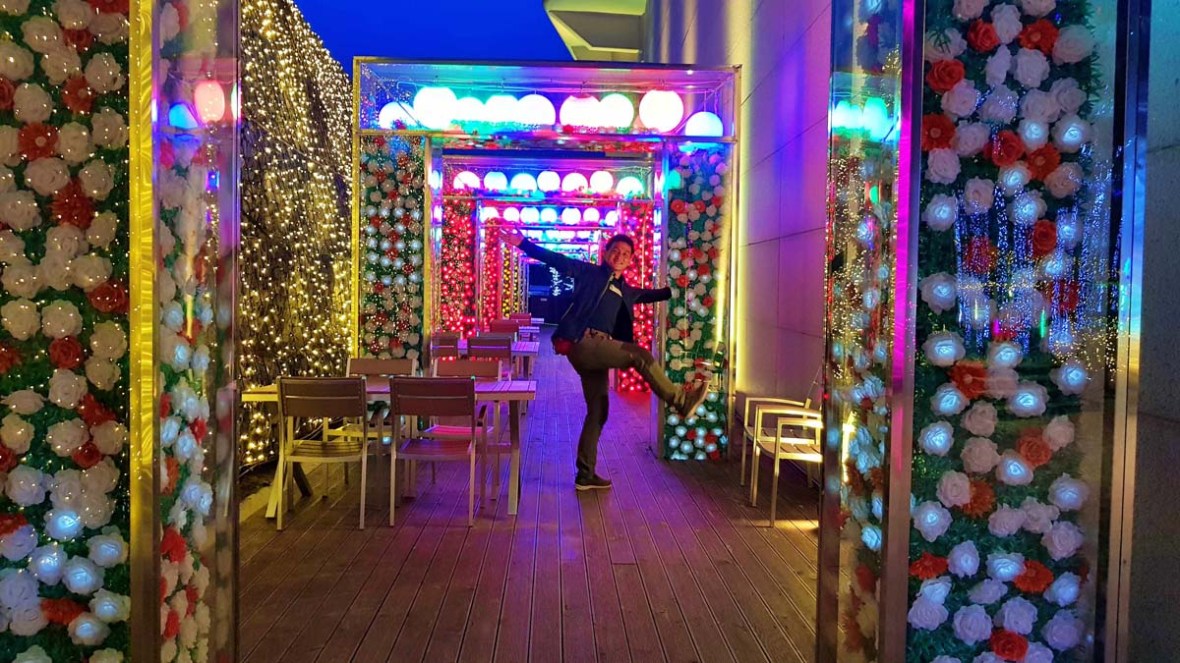 suyanggae light tunnel danyang south korea