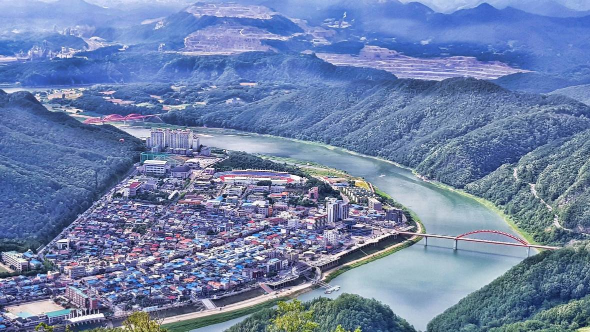 danyang paragliding south korea