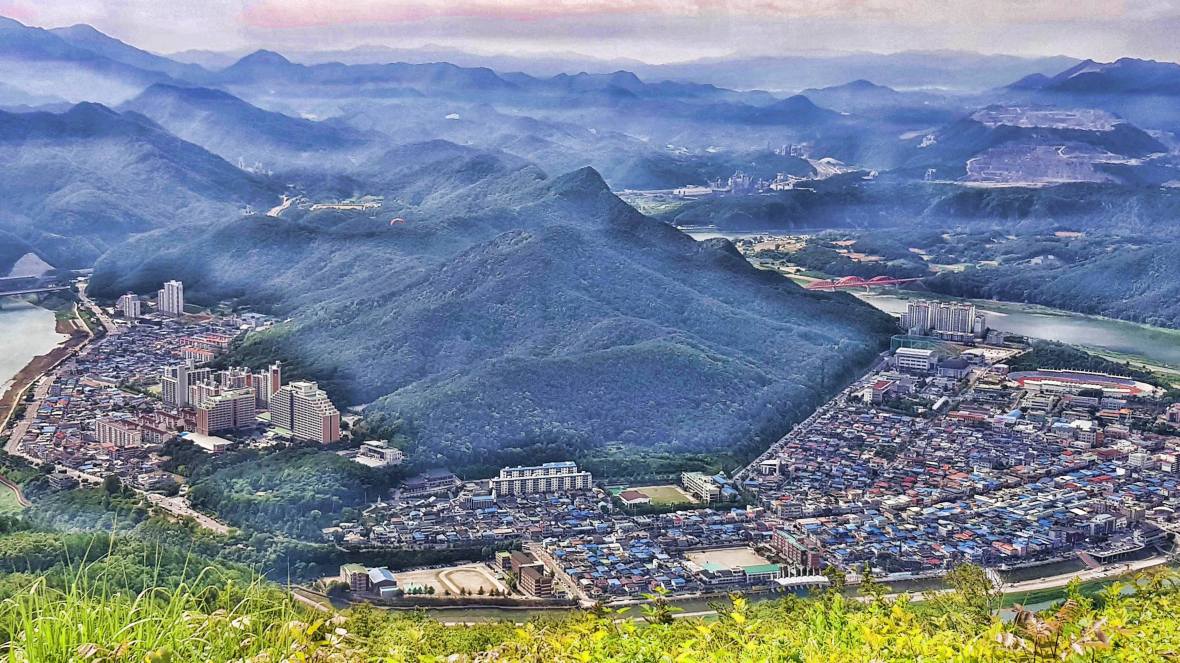 danyang paragliding south korea