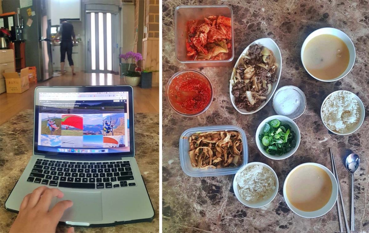 danyang paragliding south korea