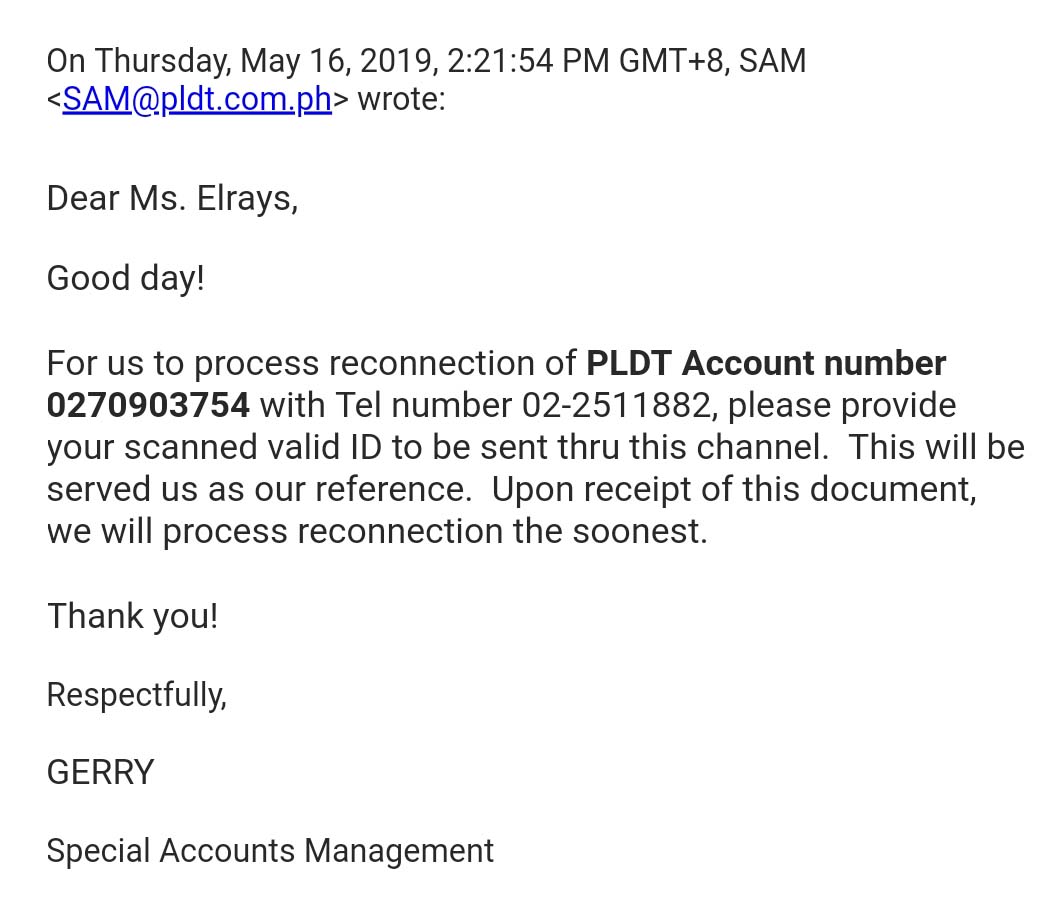 pldt complaint bad service