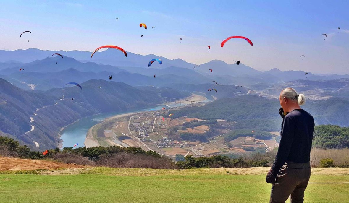 awesome paragliding danyang 단양청춘패러글라이딩