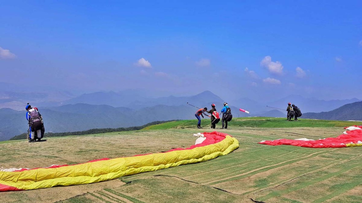 awesome paragliding danyang 단양청춘패러글라이딩