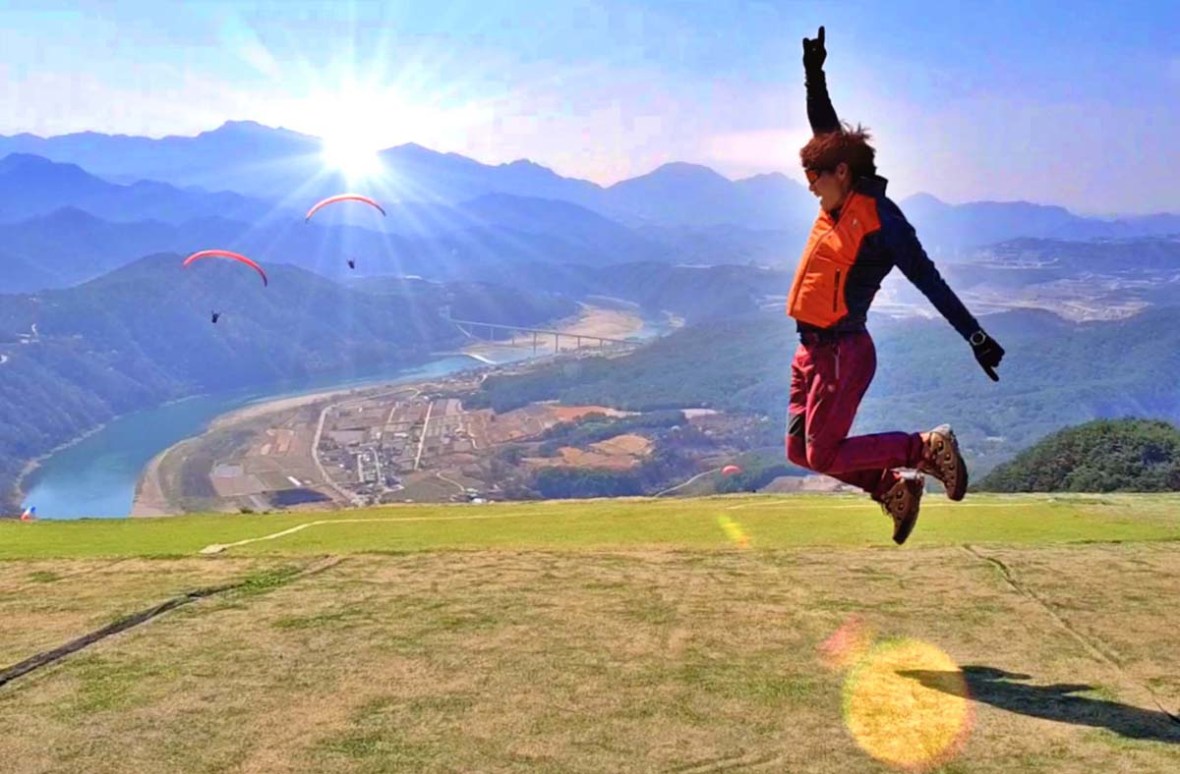 awesome paragliding danyang 단양청춘패러글라이딩