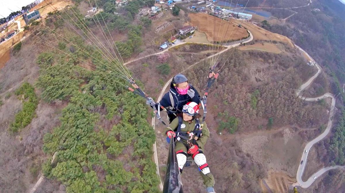 awesome paragliding danyang 단양청춘패러글라이딩