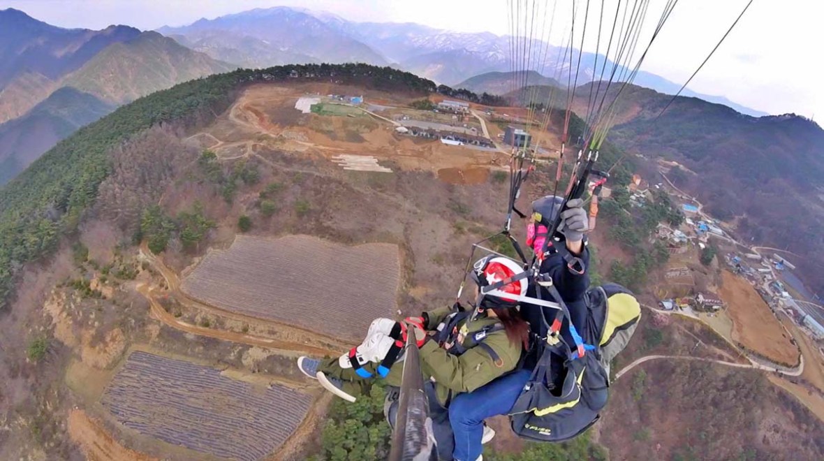 awesome paragliding danyang 단양청춘패러글라이딩