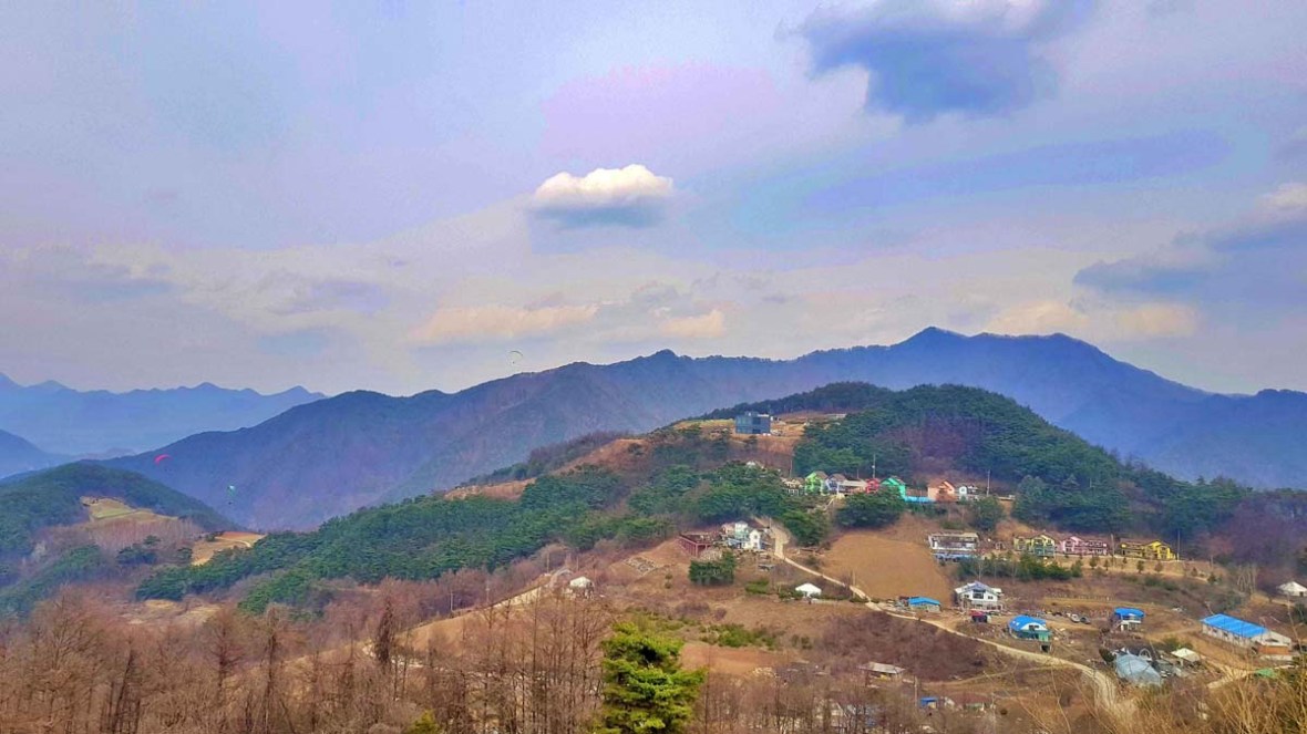 paragliding korea danyang