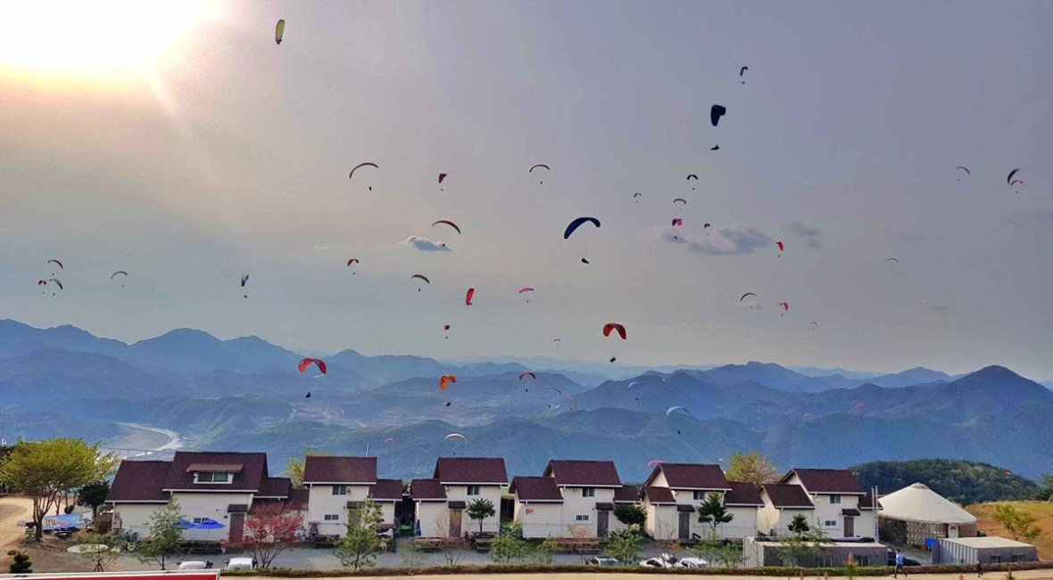 paragliding korea danyang